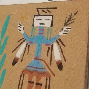 Sand picture wall hanger